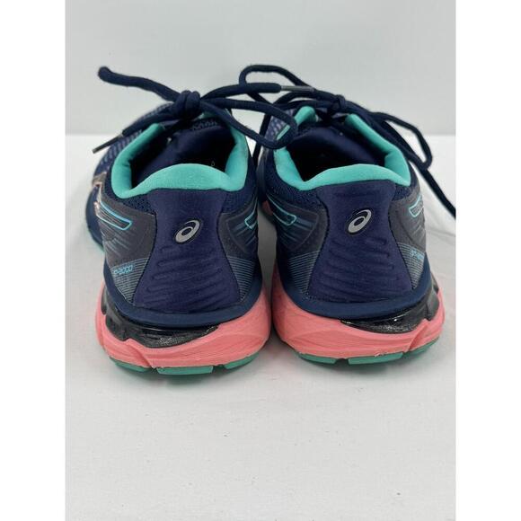 Asics Navy GT-2000 Trail Sneakers Aqua Accents Womens Shoes Size 9‎ - Picture 3 of 6